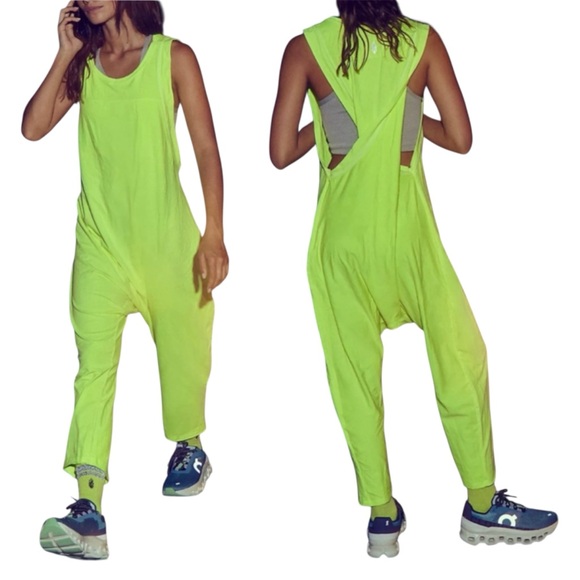 Free People Pants - FREE PEOPLE FP Movement Hot Shot Twisted Onesie NWT Size S